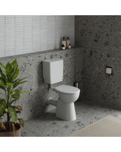 Elevano +6 spülrandlos - erhöhtes Stand-WC-SET