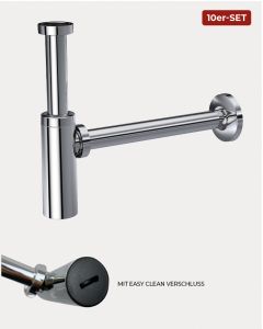 Design -Geruchverschluss, ABS verschromt / 10 Stk in einer VE