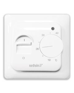 Manueller Thermostat in Weiß, inklusive Bodenfühler